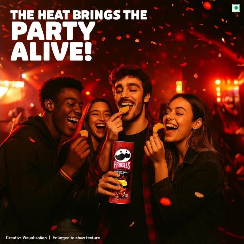 PRINGLES RED HOT CHILLI 40G